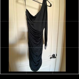 NWOT - CLASSY FORMAL COCKTAIL Jodi Kristopher Cocktail One Sleeve BEAUTIFUL!